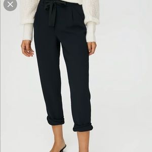 Aritzia Wilfred Black Allant pants Sz10